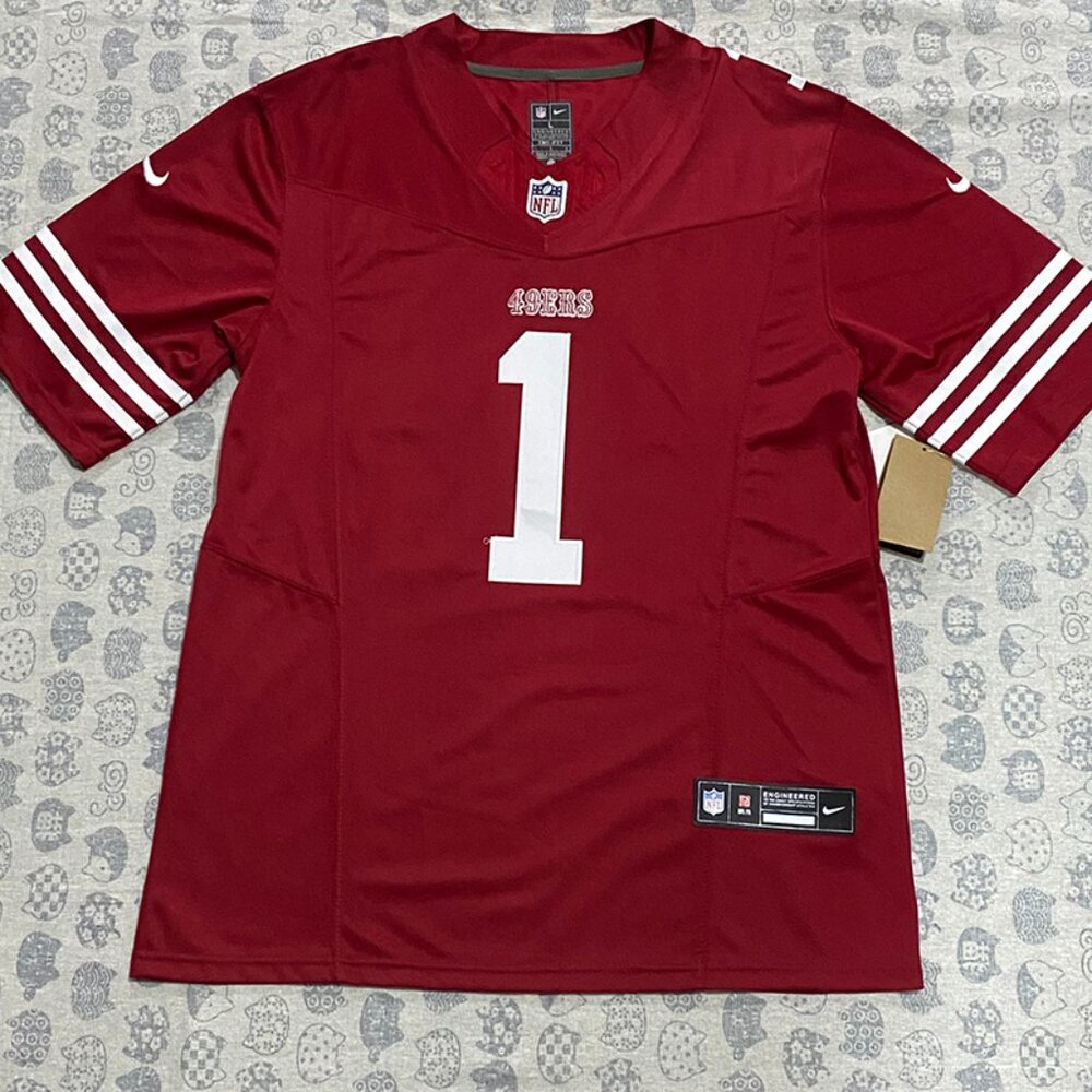 Nike San Francisco 49ers Samuel SR No.1 Burgundy Jersey